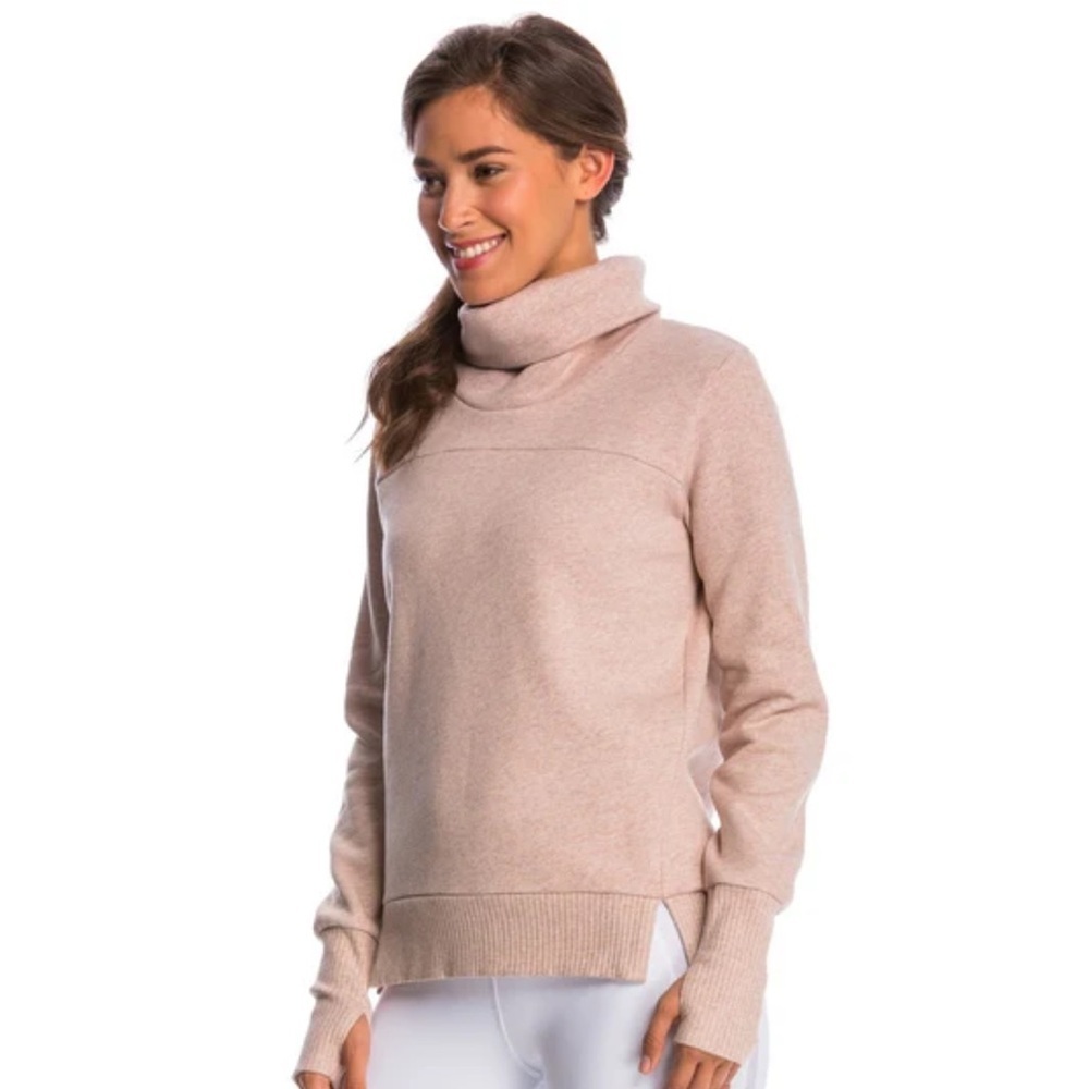 Alo XS Haze Long Sleeve Top Yoga Cover Up in Pink